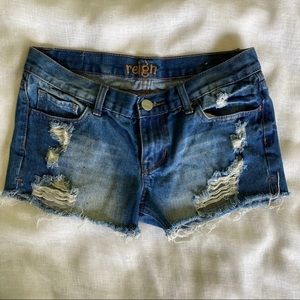 Destressed shorts by Reign